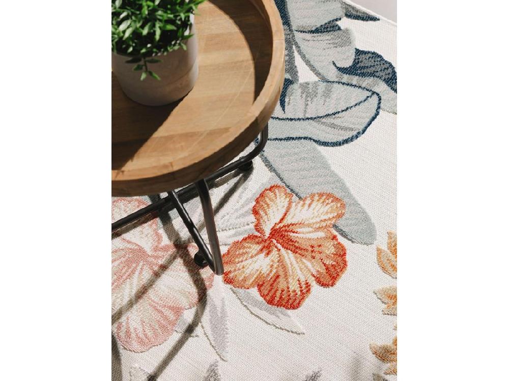 vente unique Tapis d'extérieur & intérieur Flora Multicouleur 200x300 cm