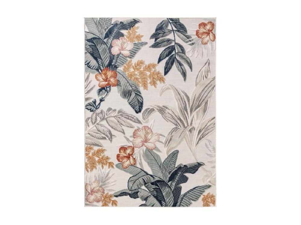 Vente Unique Tapis D'extérieur & Intérieur Flora Multicouleur 80x150 Cm