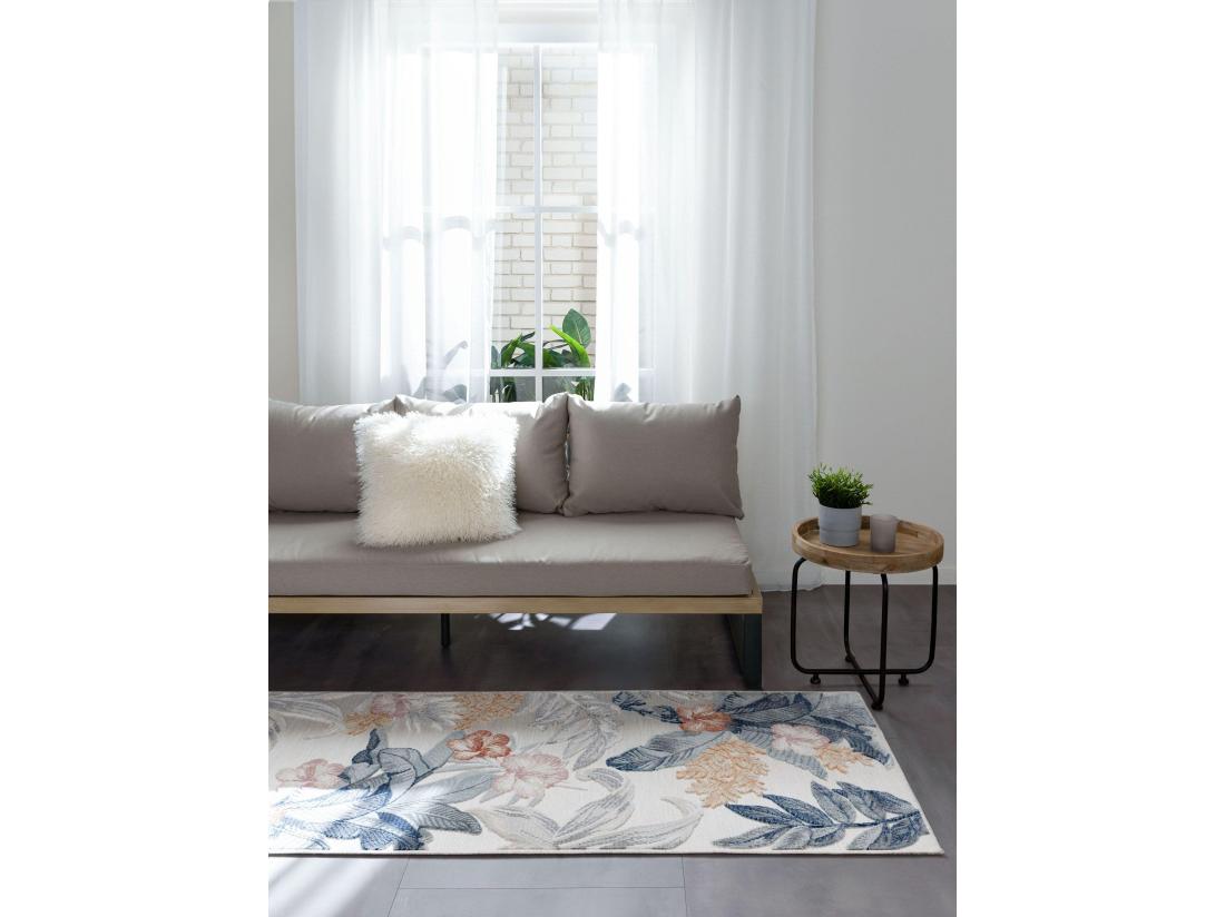 Vente Unique Tapis D'extérieur & Intérieur Flora Multicouleur 80x250 Cm