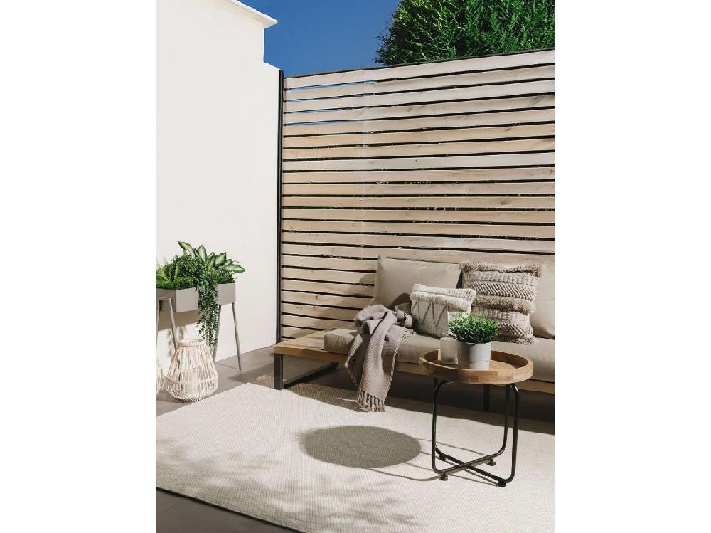 vente unique Tapis d'extérieur & intérieur Iowa Crème 200x300 cm
