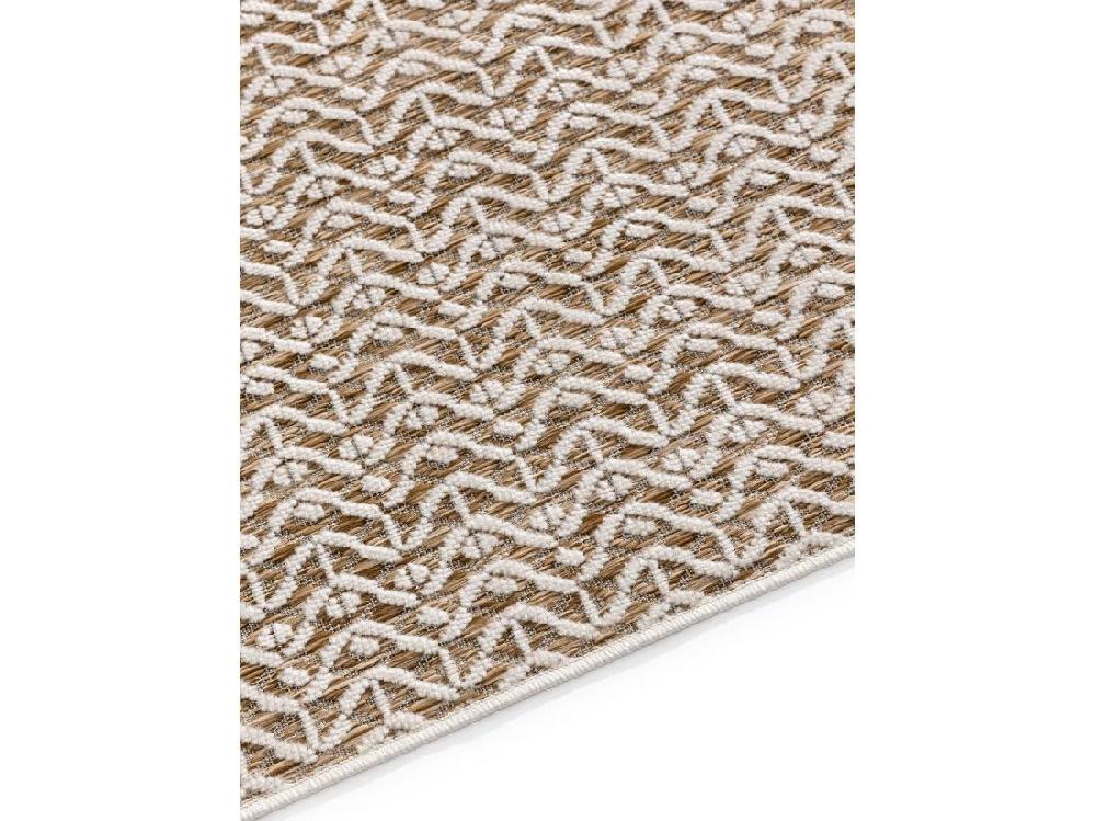 Vente Unique Tapis D'extérieur & Intérieur Kaleo Crème/Beige 140x200 Cm