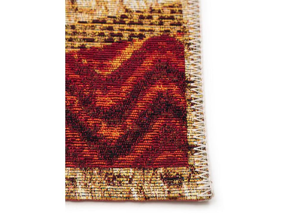 Vente Unique Tapis D'extérieur & Intérieur Kenya Beige/Rouge 200x285 Cm