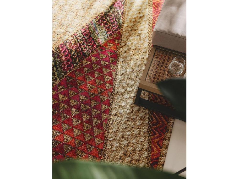 vente unique Tapis d'extérieur & intérieur Kenya Beige/Rouge 200x285 cm