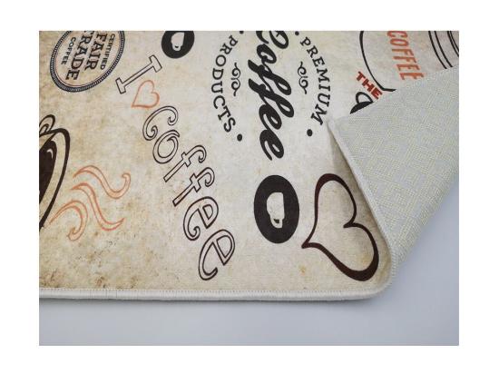 Vente Unique Tapis De Cuisine 40x60 Cm Polyester Lov Coffee