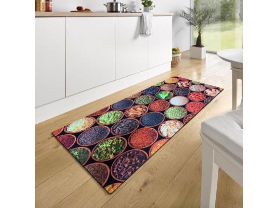 Vente Unique Tapis De Cuisine 50x180 Cm Polyester Kitch Misir