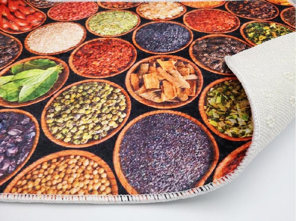 Vente Unique Tapis De Cuisine 50x180 Cm Polyester Kitch Misir