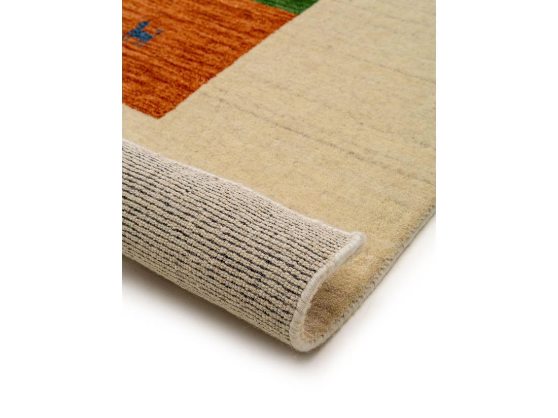 vente unique Tapis de laine Jamal Multicouleur/Beige 200x300 cm