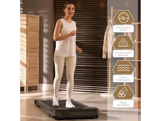 Vente Unique Tapis De Marche Compact - 120x54x12 Cm- Ultra Slim -12 Programmes