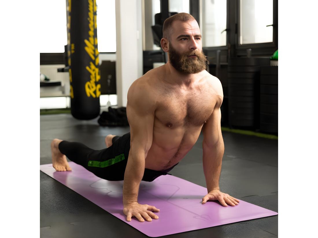 Vente Unique Tapis De Yoga Antidérapant - 183 X 68 X 0.42 – AdhérenceMAX INPHYSIO