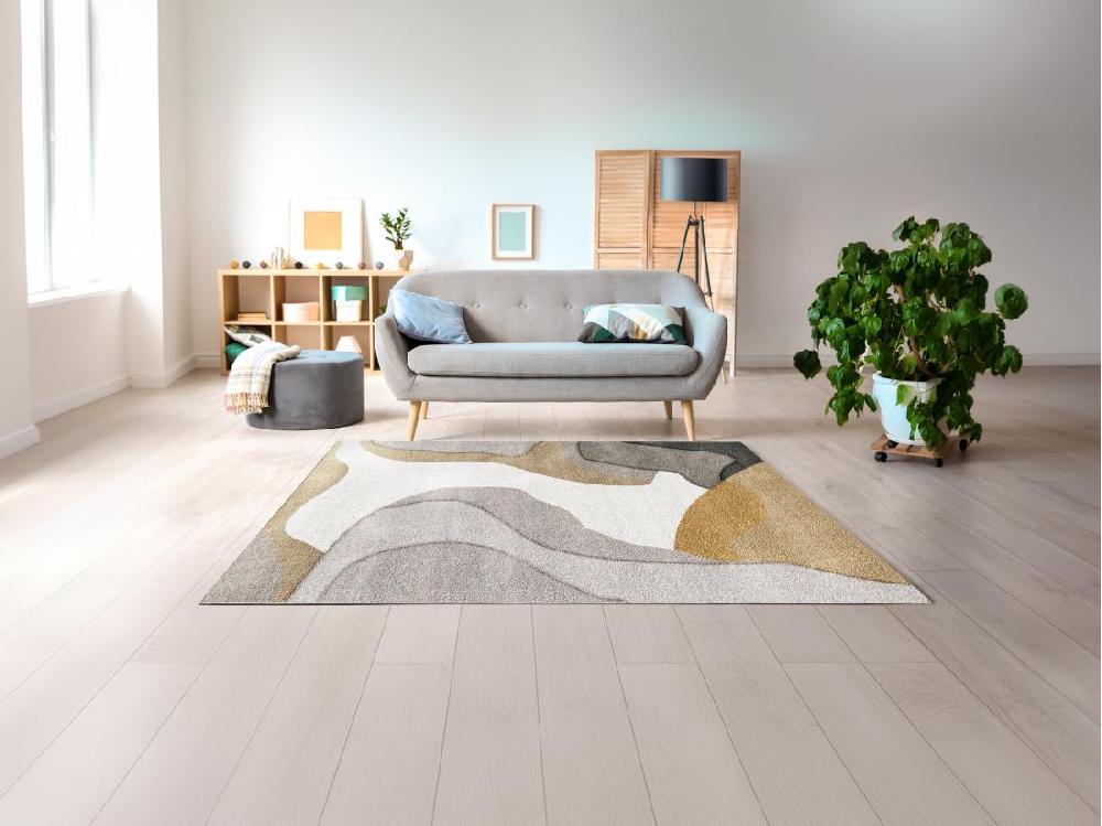 vente unique Tapis design à motifs abstraits - 160 x 230 cm - Multicolore - RAVENNE