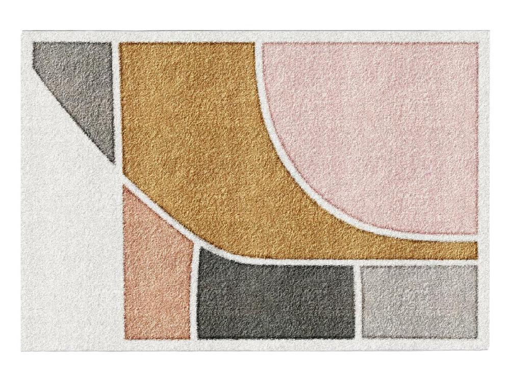 vente unique Tapis design géométrique - 160 x 230 cm - Multicolore - JANNEA