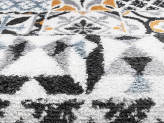 Vente Unique Tapis Effet Carreaux De Ciment - 160 X 230 Cm - Multicolore - ORNICO