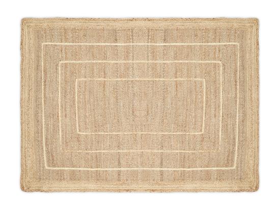 Vente Unique Tapis En Jute Tissé à La Main NAIDA - 160 X 230 Cm - Coloris Naturel