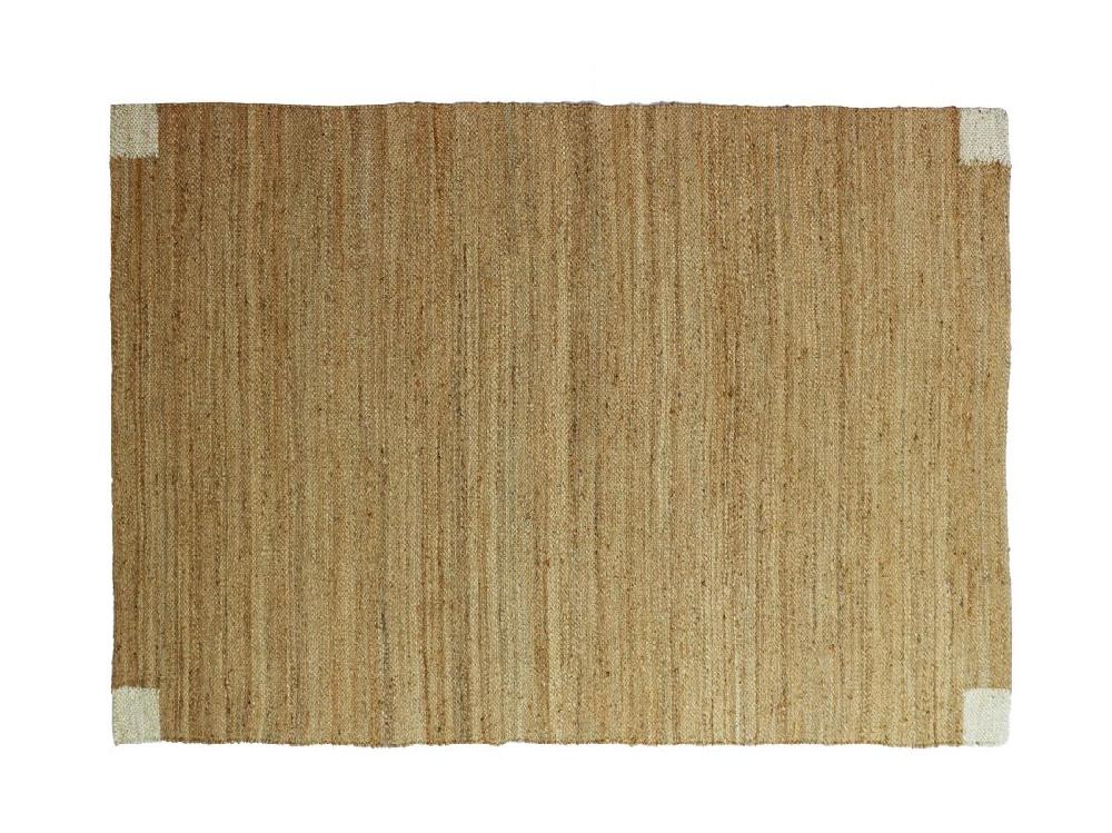 Vente Unique Tapis En Jute Tissé Main - 160 X 230 Cm - Naturel - ARAYA