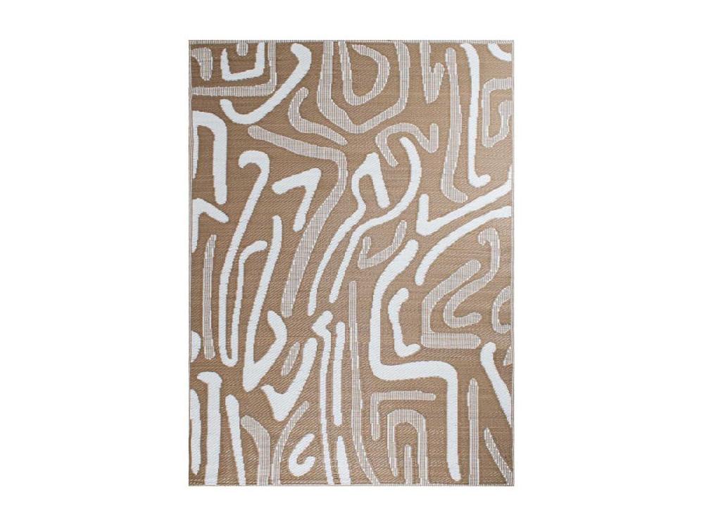 Vente Unique Tapis Extérieur En Polypropylène Spargi 1741 Beige 150 X 220 Cm