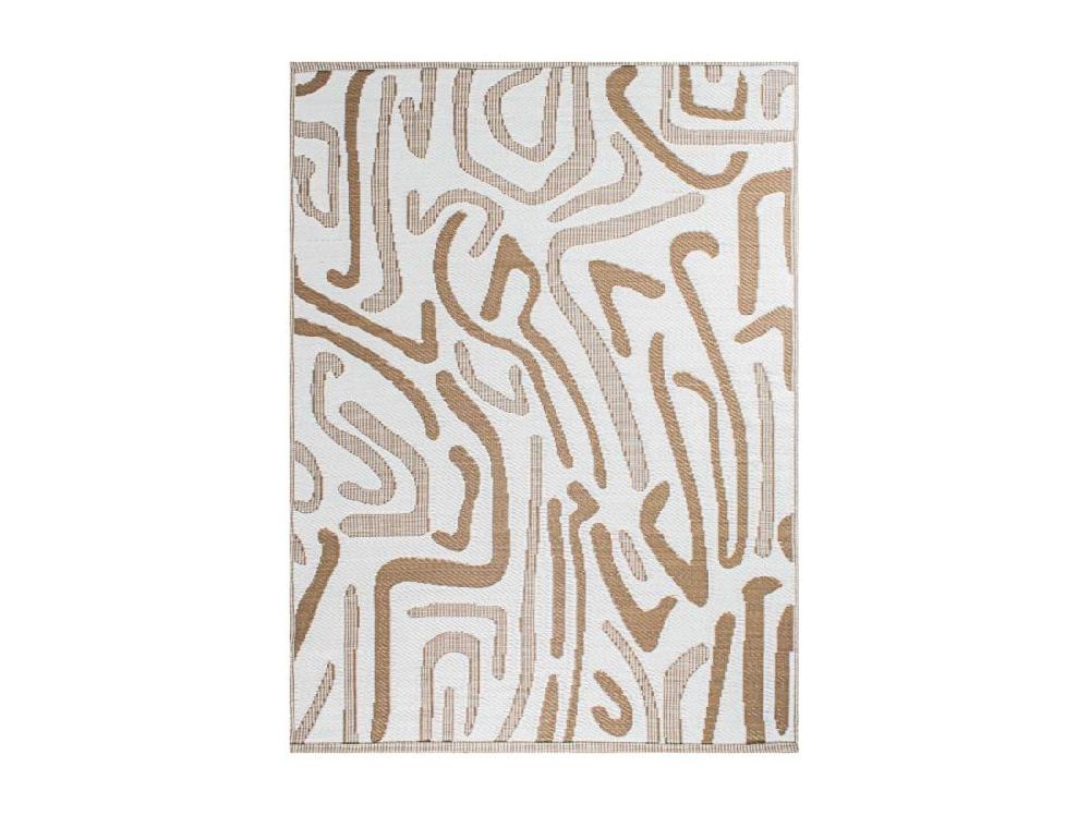 vente unique Tapis extérieur en polypropylène Spargi 1741 beige 150 x 220 cm