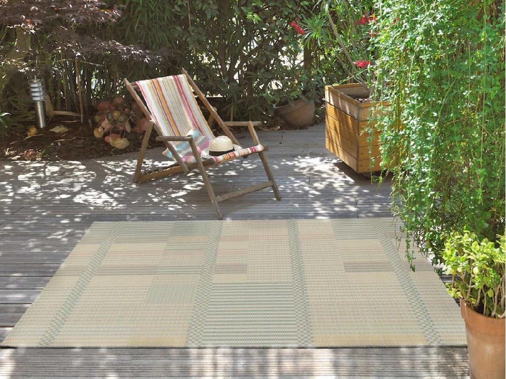 vente unique Tapis extérieur - géométrique - multicolore - 160 x 230 cm - MANILA