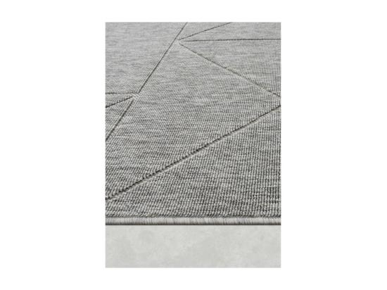vente unique Tapis extérieur intérieur géométrique BODRUM 26 Gris 160*230