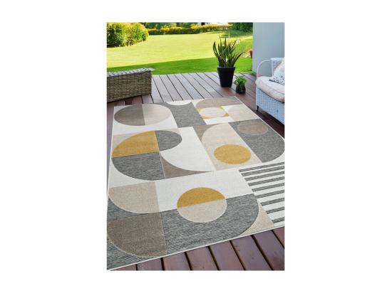 Vente Unique Tapis Extérieur Intérieur Géométrique Multicolore GRENADE 65 Multicolore 200*290