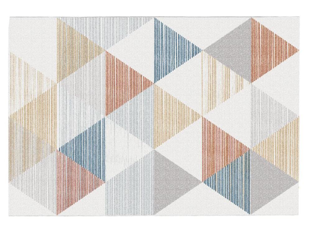 vente unique Tapis géométrique - 160 x 230 cm - Multicolore - GEOMIA