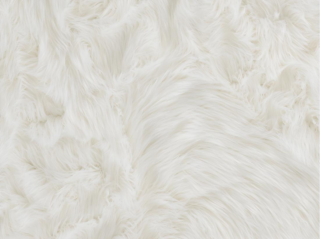 Vente Unique Tapis Imitation Peau De Mouton SHEEP - 120 X 170 Cm - Blanc