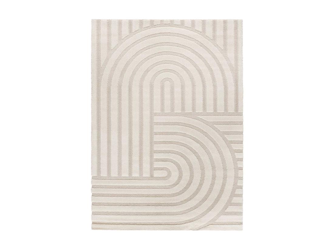 Vente Unique Tapis Intérieur - Scandinave - Blanc - 160 X 230 Cm - SNOWY