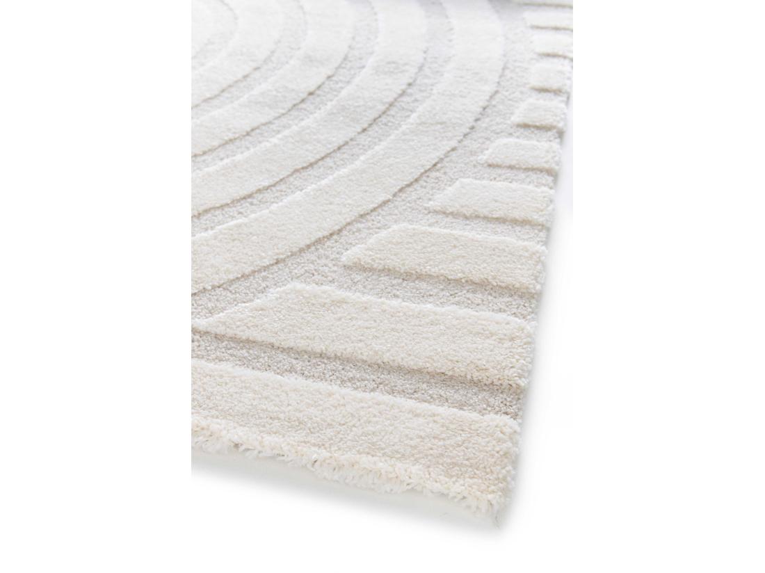 Vente Unique Tapis Intérieur - Scandinave - Blanc - 160 X 230 Cm - SNOWY