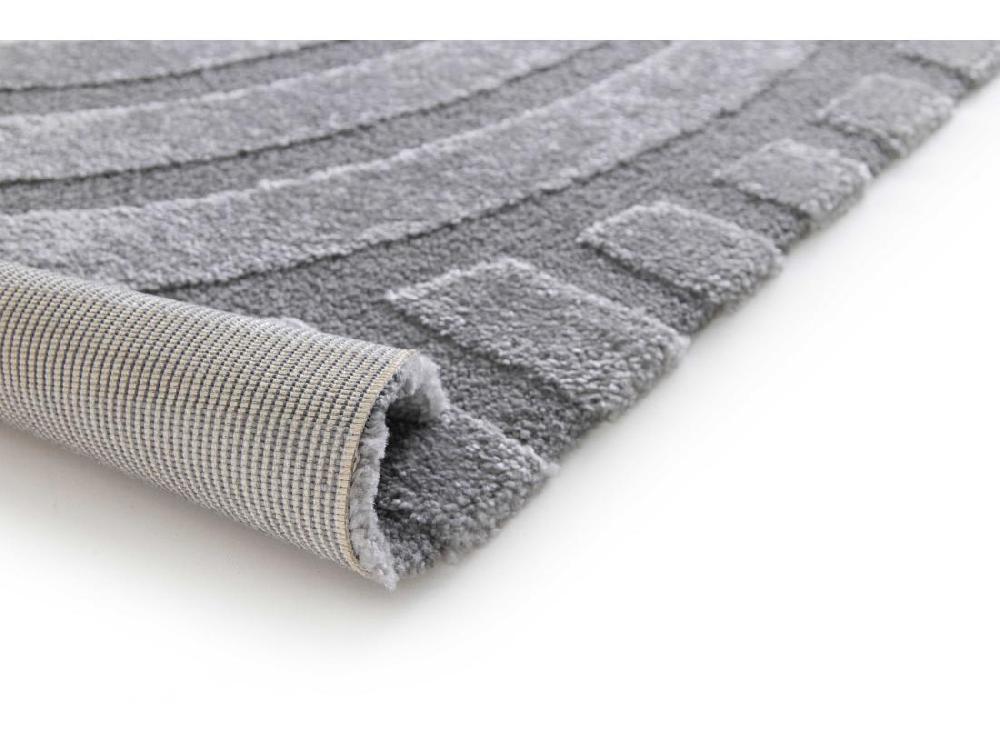 Vente Unique Tapis Intérieur - Scandinave - Gris - 160 X 230 Cm - SNOWY