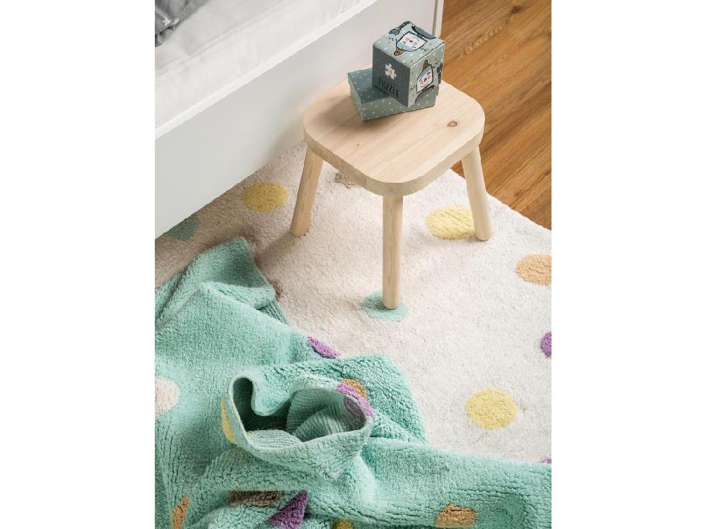 Vente Unique Tapis Lavables Pour Enfants Bambini Beige 120x180 Cm