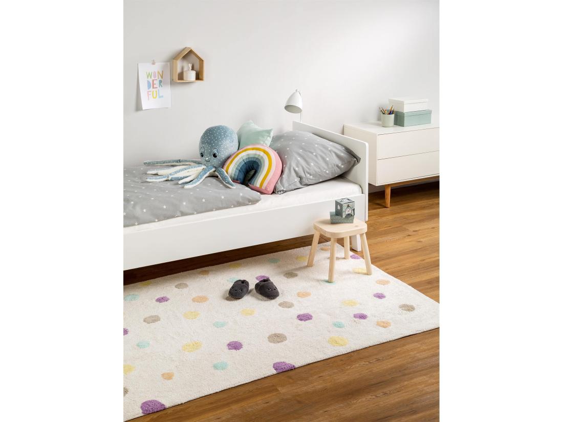 Vente Unique Tapis Lavables Pour Enfants Bambini Beige 120x180 Cm