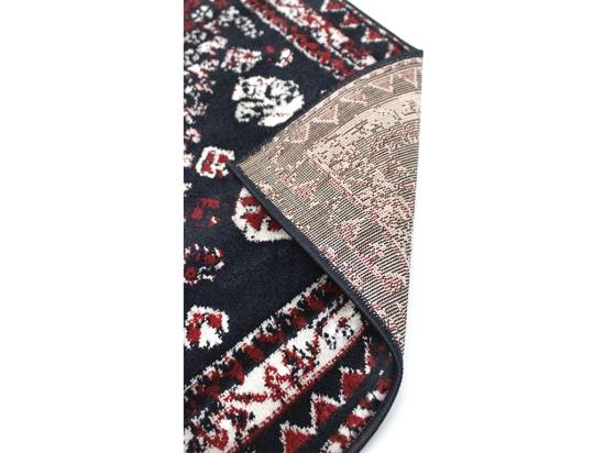 Vente Unique Tapis Oriental Vintage - 200 X 290 Cm - Rouge Et Noir - SYLHET