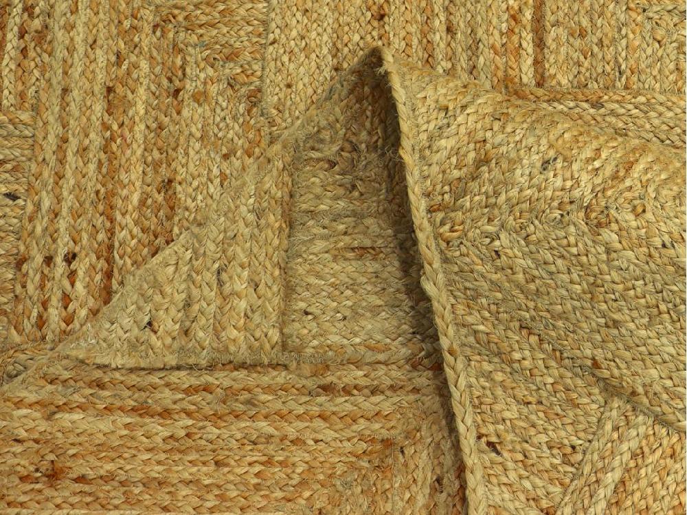 Vente Unique Tapis Rectangle 100% Jute Tressé - 200 X 290 Cm - Naturel - DAYA