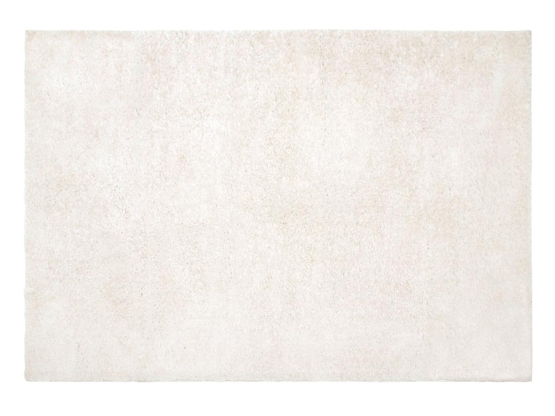vente unique Tapis shaggy à poils longs - 120 x 170 cm - Blanc - MILINIO