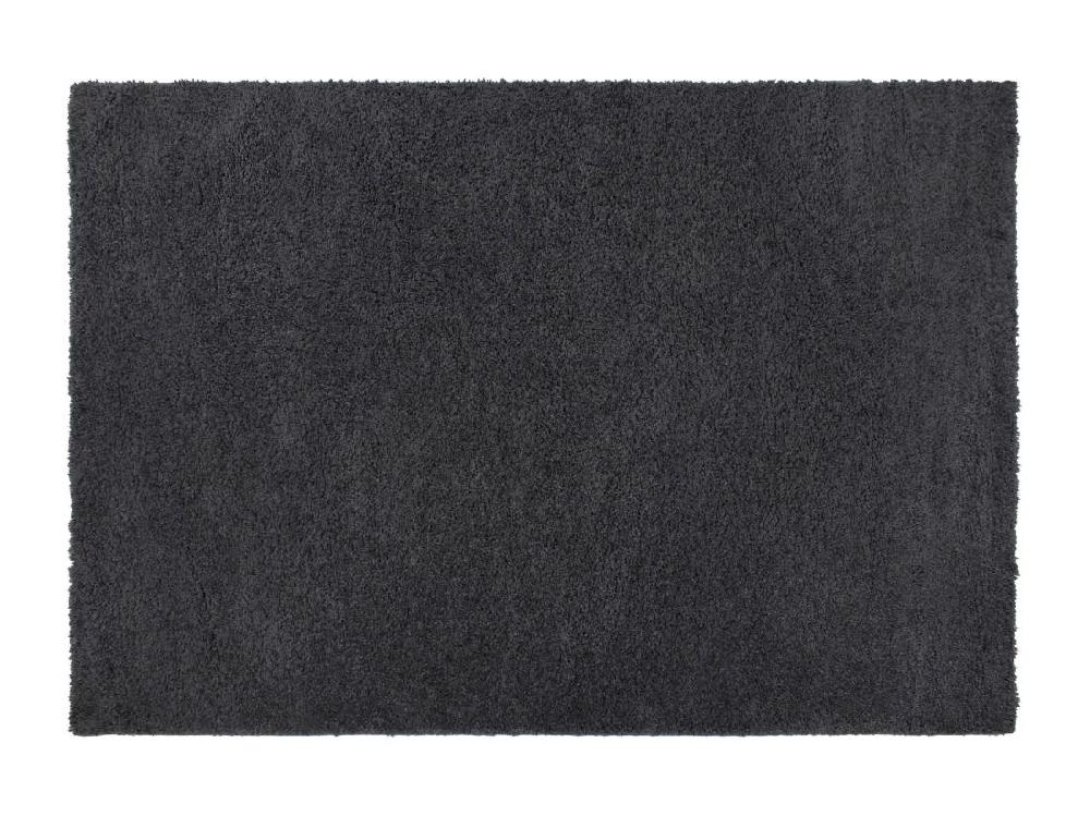 vente unique Tapis shaggy à poils longs - 160 x 230 cm - Anthracite - MILINIO