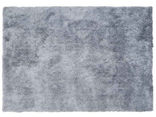 vente unique Tapis shaggy à poils longs - 160 x 230 cm - Argenté - GLITTER