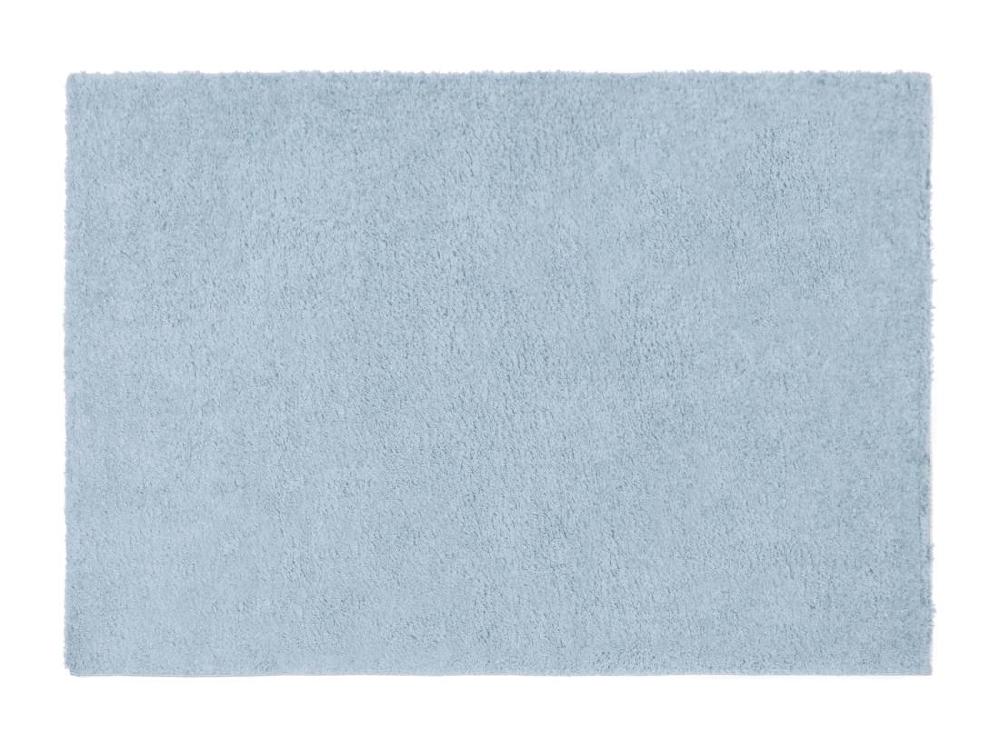 Vente Unique Tapis Shaggy à Poils Longs - 160 X 230 Cm - Bleu Clair - MILINIO