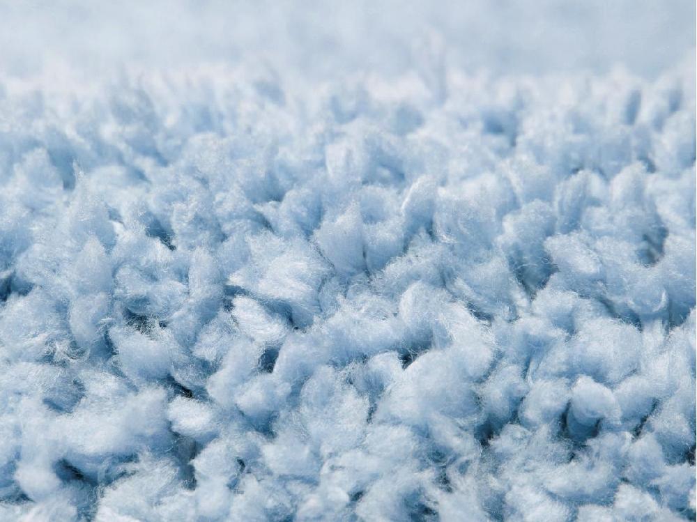 Vente Unique Tapis Shaggy à Poils Longs - 160 X 230 Cm - Bleu Clair - MILINIO