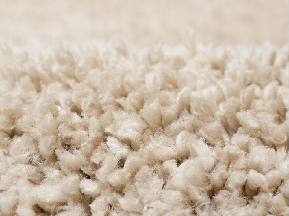 Vente Unique Tapis Shaggy à Poils Longs - 200 X 290 Cm - Beige - MILINIO