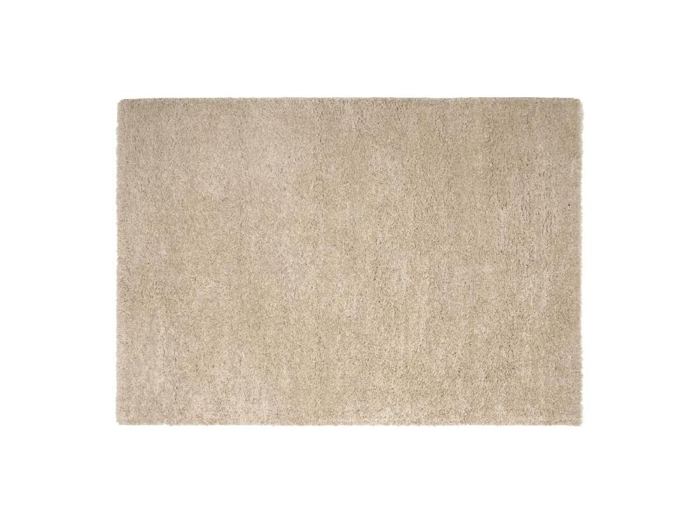 vente unique Tapis shaggy à poils longs - 200 x 290 cm - Beige - MILINIO