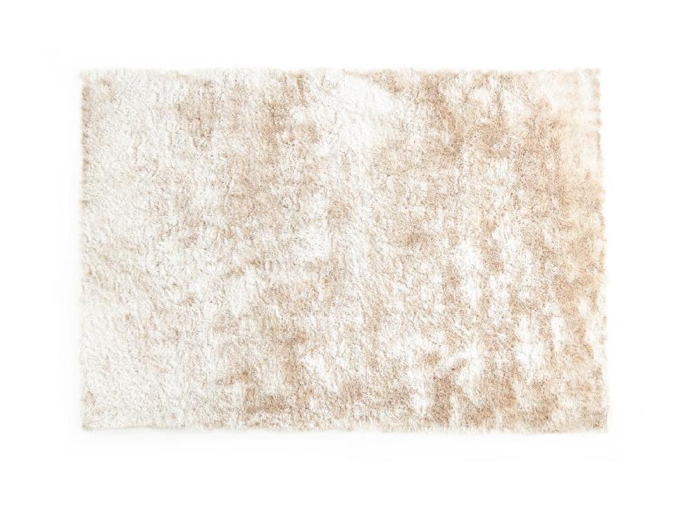 vente unique Tapis shaggy à poils longs ultra doux - 200 x 290 cm - Beige - DOLCE