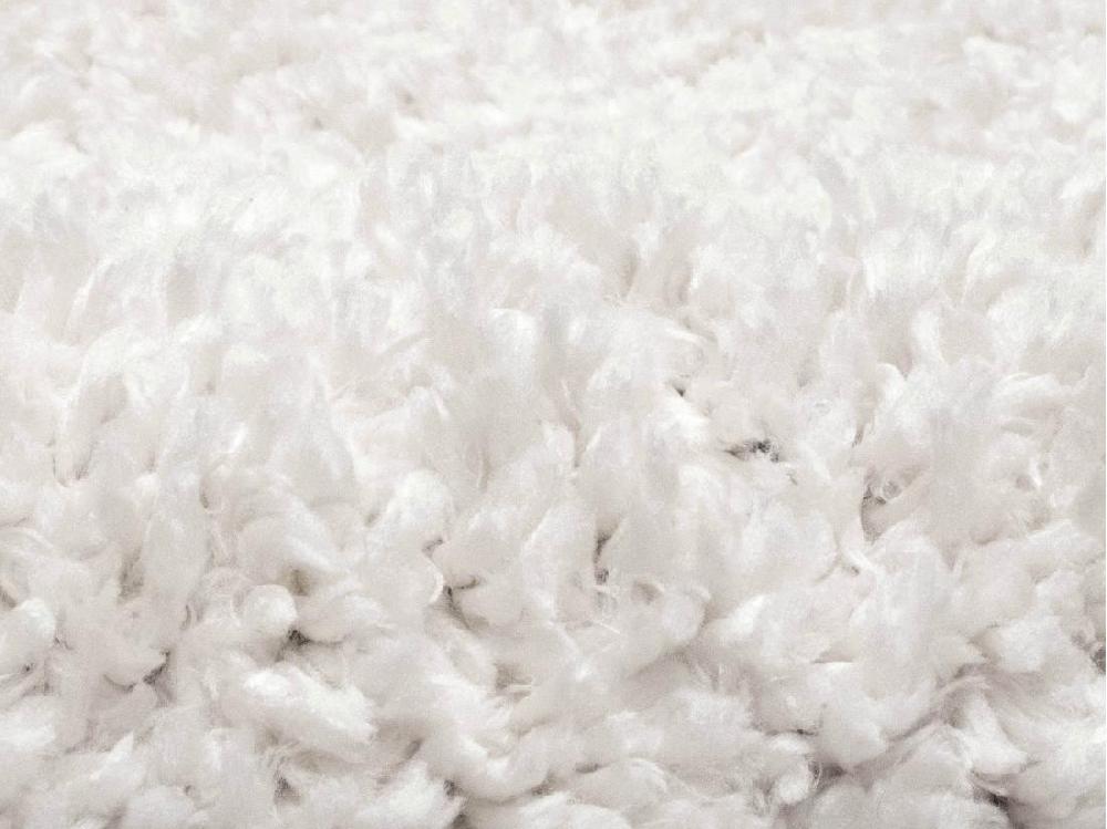 Vente Unique Tapis Shaggy Design à Motifs Abstraits - 200 X 290 Cm - Crème Et Rose - MYNIO