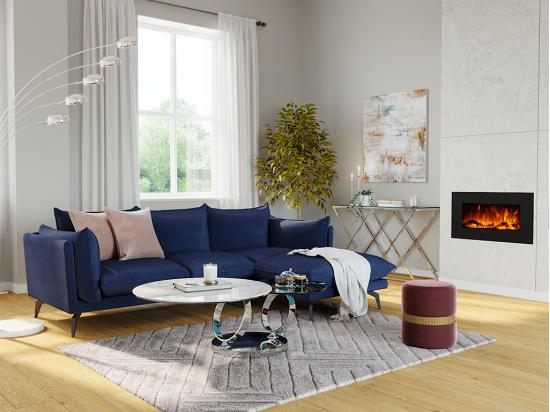 vente unique Tapis shaggy en relief à poils longs - 160 x 230 cm - Gris - MAZE