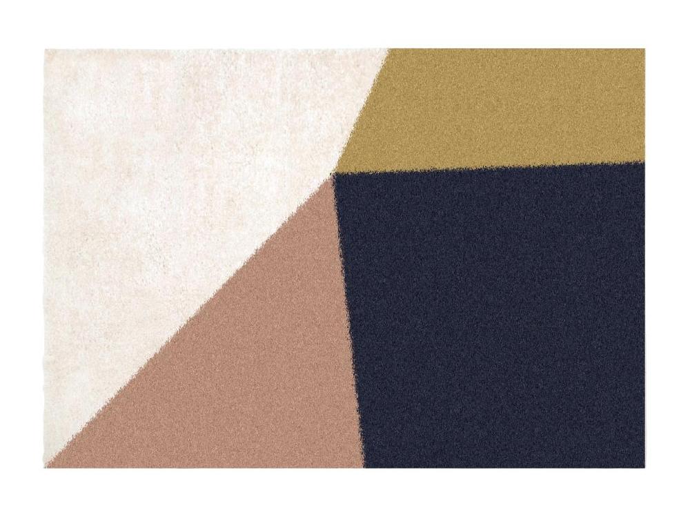 Vente Unique Tapis Shaggy Géométrique - 160 X 230 Cm - Multicolore - GATRONE