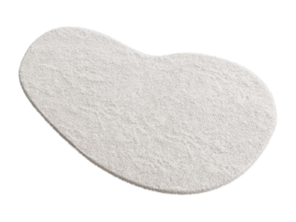 Vente Unique Tapis Shaggy Organique Effet Fourrure - 160 X 230 Cm - Beige - GIRONA