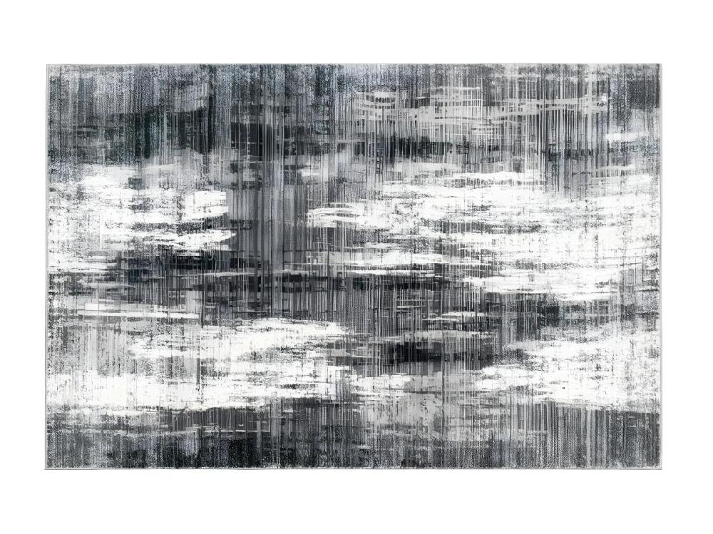 Vente Unique Tapis Style Vintage BLURRY - 160 X 230 Cm - Gris