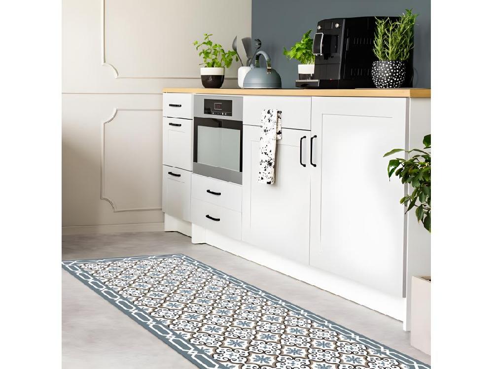 Vente Unique Tapis Vinyle Médium Bis L 50xL200cm - Yazir Dulce - Vinyle