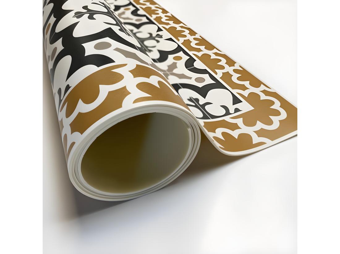 Vente Unique Tapis Vinyle Médium L 50xL120cm - Cassandre - Vinyle