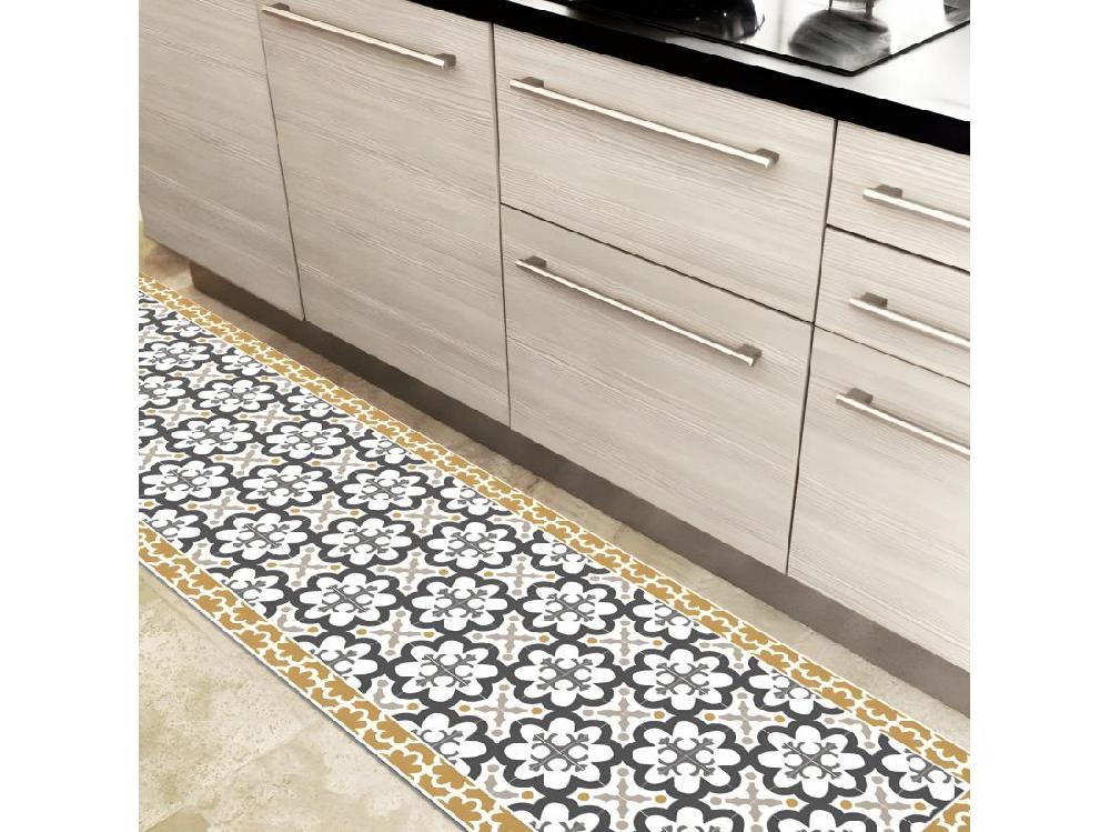 Vente Unique Tapis Vinyle Médium L 50xL120cm - Cassandre - Vinyle