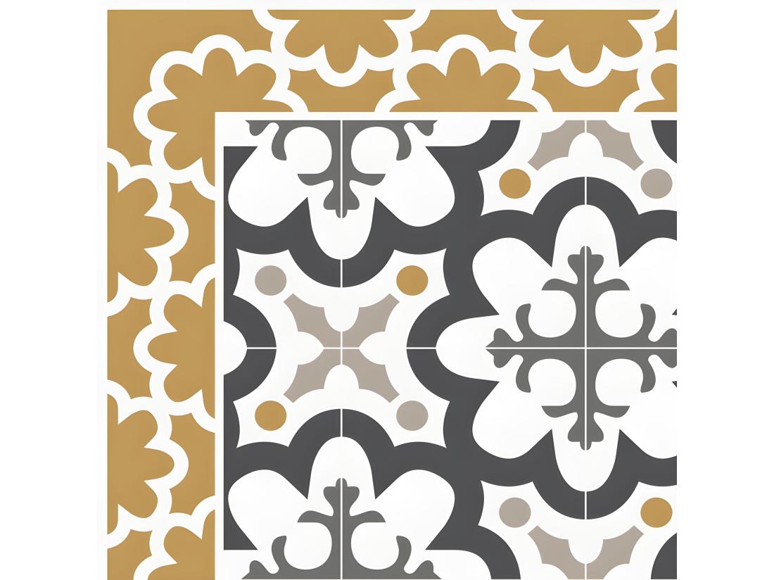 vente unique Tapis Vinyle Médium l 50xL120cm - Cassandre - Vinyle