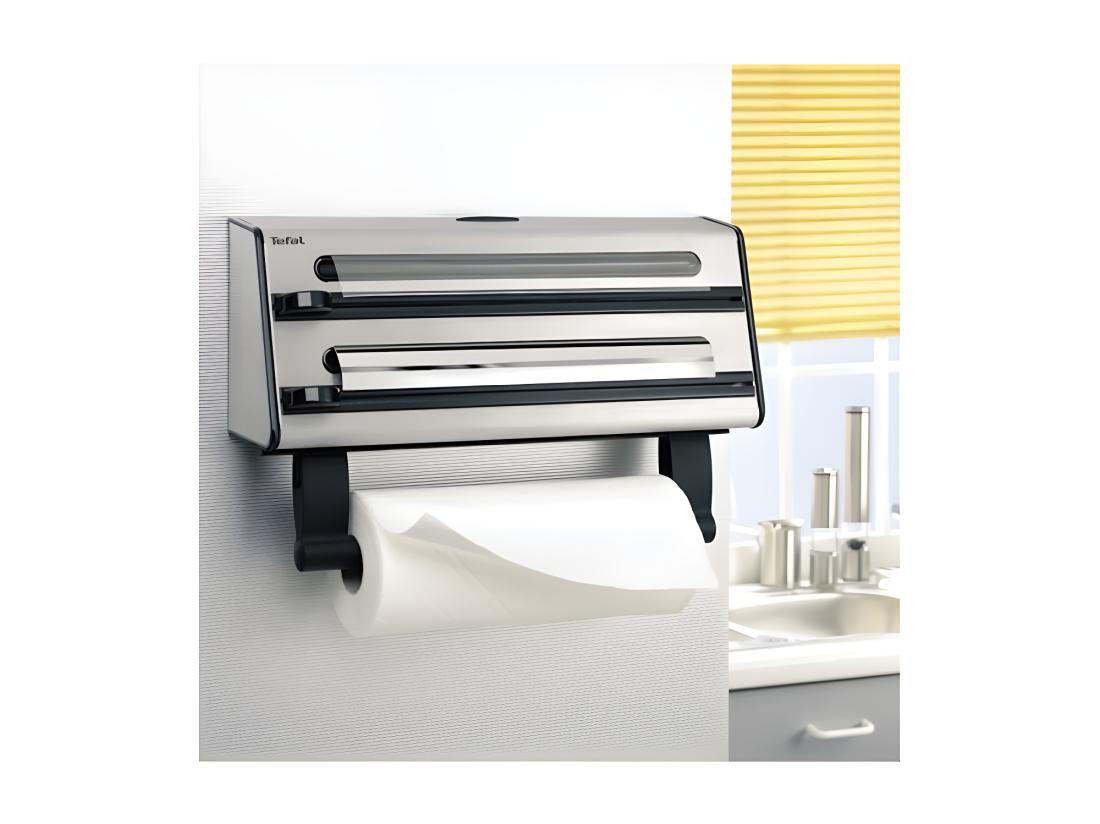 Vente Unique Tefal Dérouleur Coupe Film Papier Essuie-tout Aluminium - K1887904